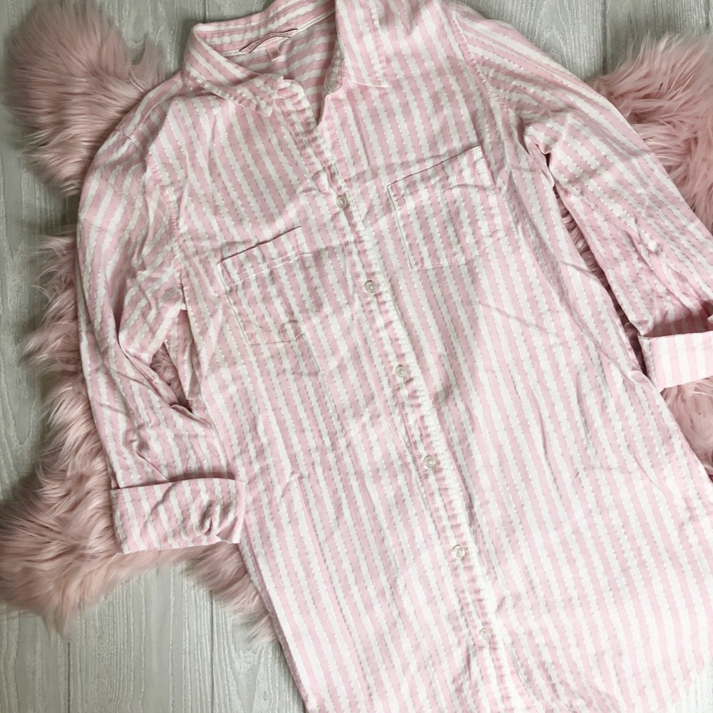 Victoria Secret Button up Sleep Gown